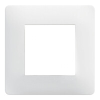 Essensya plaque 1 poste blanc (WE401)