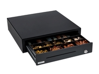 MDX 16 - Metall-Cash Drawer, Standard Insert, 9 Coin Cups, 5 Banknote Slote, Slip Slot, Microswitch 24V, anthracite