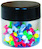 Pinezki beczułki Q-CONNECT, w plastkiowym słoiku, 60szt., mix kolorów