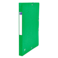 Oxford Top File + A4 Sammelbox Rückenbreite 25mm mit Gummizugverschluss grün
