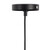 Relaxdays Hängeleuchte Kugel, Pendelleuchte im Globus Design, höhenverstellbare Deckenlampe aus Metall, Ø 30 cm, schwarz