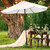 Relaxdays Rasendorn für Sonnenschirm, Stangendicke bis 32 mm, für Garten, Camping, Strand, Schirmständer, Stahl, grün