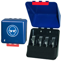 SecuBox MIDI-4 blau, "Augenschutz", für 4 Besucher-/Schutzbrillen