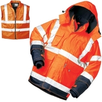 Warnschutz Parka-Jacke Philipp, EN 471, Kl. 3, Gr. L, orange/navy