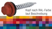 Twistec® Colorhead Farmerschraube 4,8x19 RAL 7044