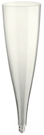 WEBSTAR Champagner-Kelch 1dl 2995PLA-21 transparent, PLA 20 Stück