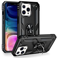 NALIA Military-Style Ring Cover compatible with iPhone 13 Pro Max Case, Extreme Protection Shockproof Outdoor, 360° Ring for Stand Function & Car Mount, Hardcase & Silicone Grip...