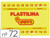 Plastilina Jovi 72 Amarillo Claro -Unidad -Tamaño Grande