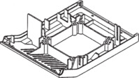 Gehäuseboden, Weller T0058748737N für Lötstation WSD 80