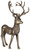 Deko-Hirsch Deer M; 20.5x45.75x30.5 cm (BxHxT); gold