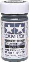 Tamiya 87115 Modellvasút textúra festék Sötétszürke 100 ml