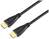 SpeaKa Professional HDMI Csatlakozókábel HDMI-A dugó, HDMI-A dugó 3.00 m Fekete SP-10133288 Audio Return Channel HDMI kábel