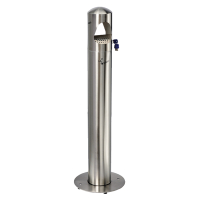 Standascher 4 Liter Ø 300 x 1010 mm Edelstahl gebürstet bei Mercateo günstig  kaufen