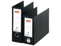 Staples Ordner, A5 Staand, Rugbreedte 80 mm, Karton, Zwart