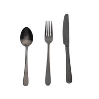 Olympia Etna Black Sample Set - Stainless Steel Contemporary Style - Pack of 3