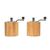 Olympia Salt and Pepper Mill Grinder Set Light Wood 84(H)x 63(�)mm