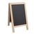 Olympia Mini Folding Menu Board Wood Self Standing Buffet Display - 250 x 150 mm