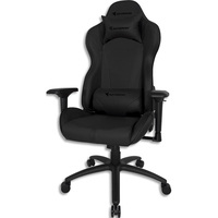 AZGENON Fauteuil gamer Z300 noir, dossier basculant 180°,assise 39x52cm, dossier 55x86cm, Poids max 150kg