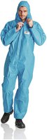 ProSafe® 1 Overall, 4-lagiges SMMS, antistatisch, mit Kapuze, blau, Größe XXXL