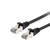 Equip Kábel - 606103 (S/FTP patch kábel, CAT6A, LSOH, PoE/PoE+ támogatás, fekete, 1m)