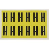 Self-adhesive numbers and letters - Letter H