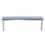 Aqua mezzo laminate freestanding changing room bench, blue, 1000mm width