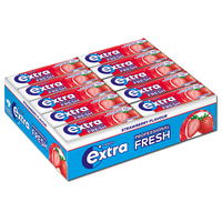 Wrigleys Extra Professional Fresh Erdbeere Dragee 30 Packungen je 14g