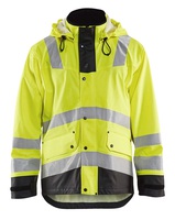 Regenjacke Level 2 gelb/schwarz