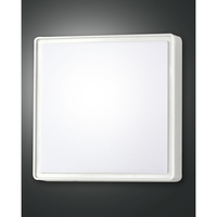 Fabas Luce OBAN LED Deckenleuchte, IP65, 30x30cm, weiß, 3000K