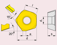 PRAMET MILLING INSERT PDKX 0905ZEER-FM:M6330