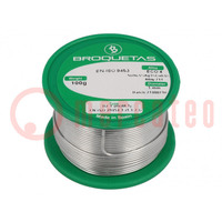 Soldering wire; Sn96,5Ag3Cu0,5; 1mm; 0.1kg; lead free; reel
