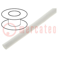 Insulating tube; fiberglass; -40÷180°C; Øint: 8mm; 4.3kV/mm; reel