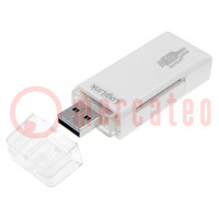 Lecteur de cartes: mémoire; USB A prise; USB 2.0,USB 3.0; 5Gbps