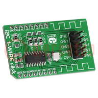 Click board; konwerter; 1-wire,I2C; DS2482-800; mikroBUS wtyk