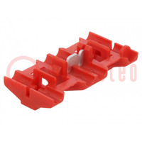 Snelconnector; ELECTRO-TAP; IDC; 0,5÷0,75mm2; voor draad; rood