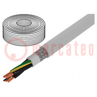 Leitungen; TOPFLEX-600-C-PVC; 4G10mm2; rund; Line; Cu; PVC; grau