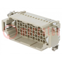 Connector: HDC; contact insert; male; DDD; PIN: 72; 72+PE; size D16B