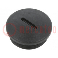 Stopper; M32; 1.5; IP54; polyamide; black; V-N-FS; Thread: metric