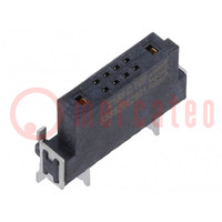 Connector: PCB to PCB; female; PIN: 10(2+8); har-flex® Hybrid