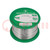 Soldering wire; Sn96,5Ag3Cu0,5; 1mm; 0.1kg; lead free; reel