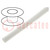 Insulating tube; fiberglass; -40÷180°C; Øint: 7mm; 4.3kV/mm; reel