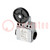 Limit switch; lever R 26,5mm, rubber roller Ø50mm; NO + NC; 10A