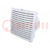 Ventilateur: AC; axial; 230VAC; 433m3/h; 62dBA; IP54; Long: 300mm