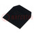 End/partition plate; black; Width: 1mm; polyamide; -25÷100°C
