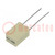 Capacitor: polyester; 47nF; 200VAC; 400VDC; 5mm; ±5%; 7.2x6x11mm