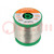 Soldering wire; Sn99,3Cu0,7; 500um; 0.5kg; lead free; reel; 227°C