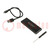 Hard discs housing: M.2; USB 3.0; aluminium; PnP; 95x38x9mm; black