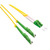 ROLINE LWL-Kabel duplex 9/125µm OS2, LSH/LC, APC Schliff, LSOH, gelb, 7,5 m