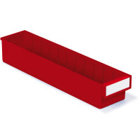 TRESTON Schublade, stapelbar, gewellter Boden, Außenmaß (BxHxT): 13,2 x 10,0 x 60,0 cm Version: 05 - rot