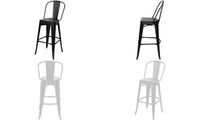 PAPERFLOW Outdoor-Barhocker URBAN, 2er Set, schwarz (74601036)